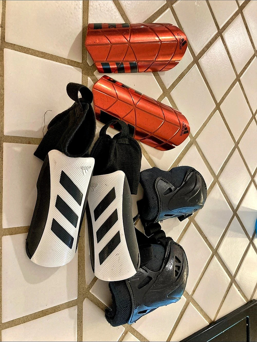adidas Protective Gear Set Black & Orange